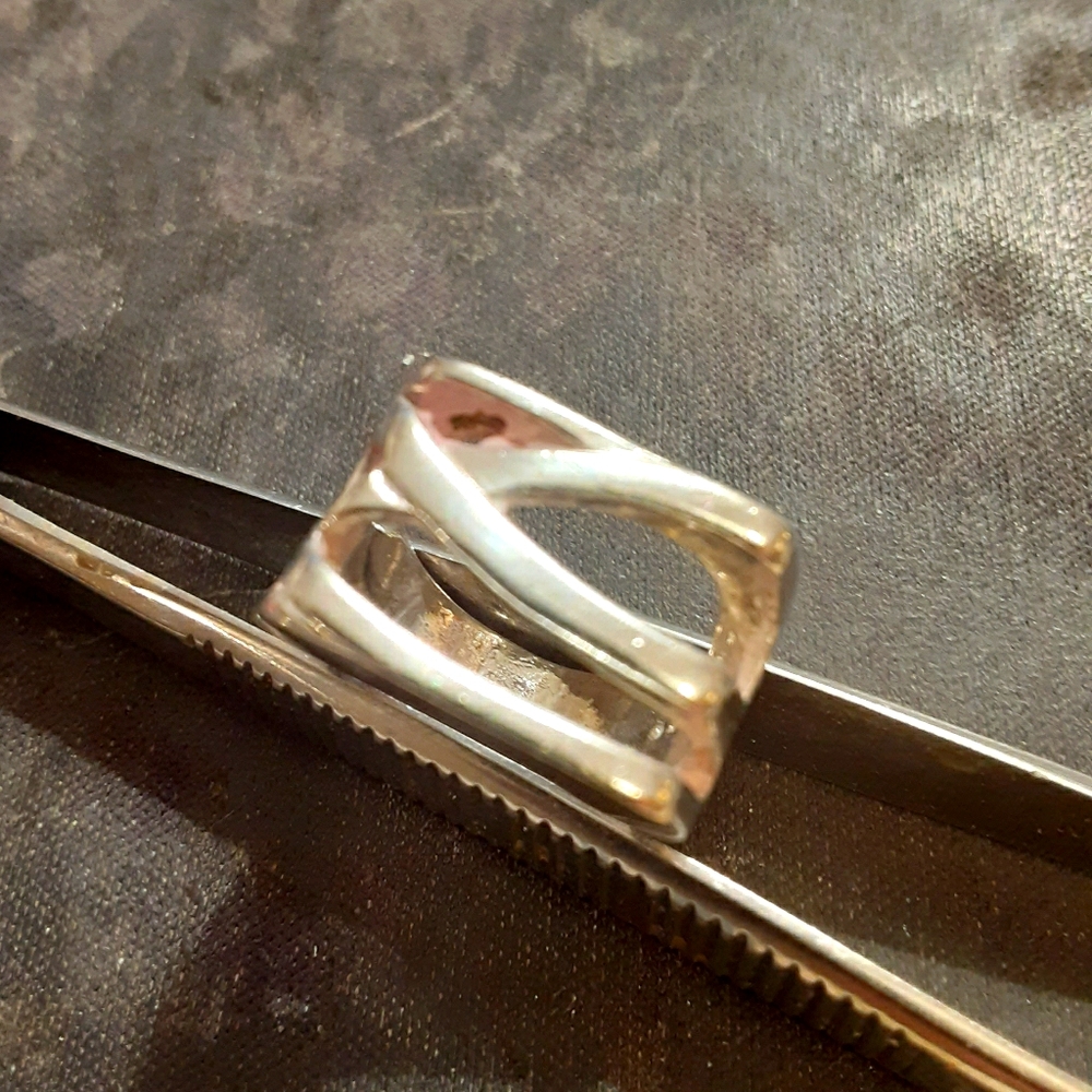 A593 OCG ring, silver, size 6.5